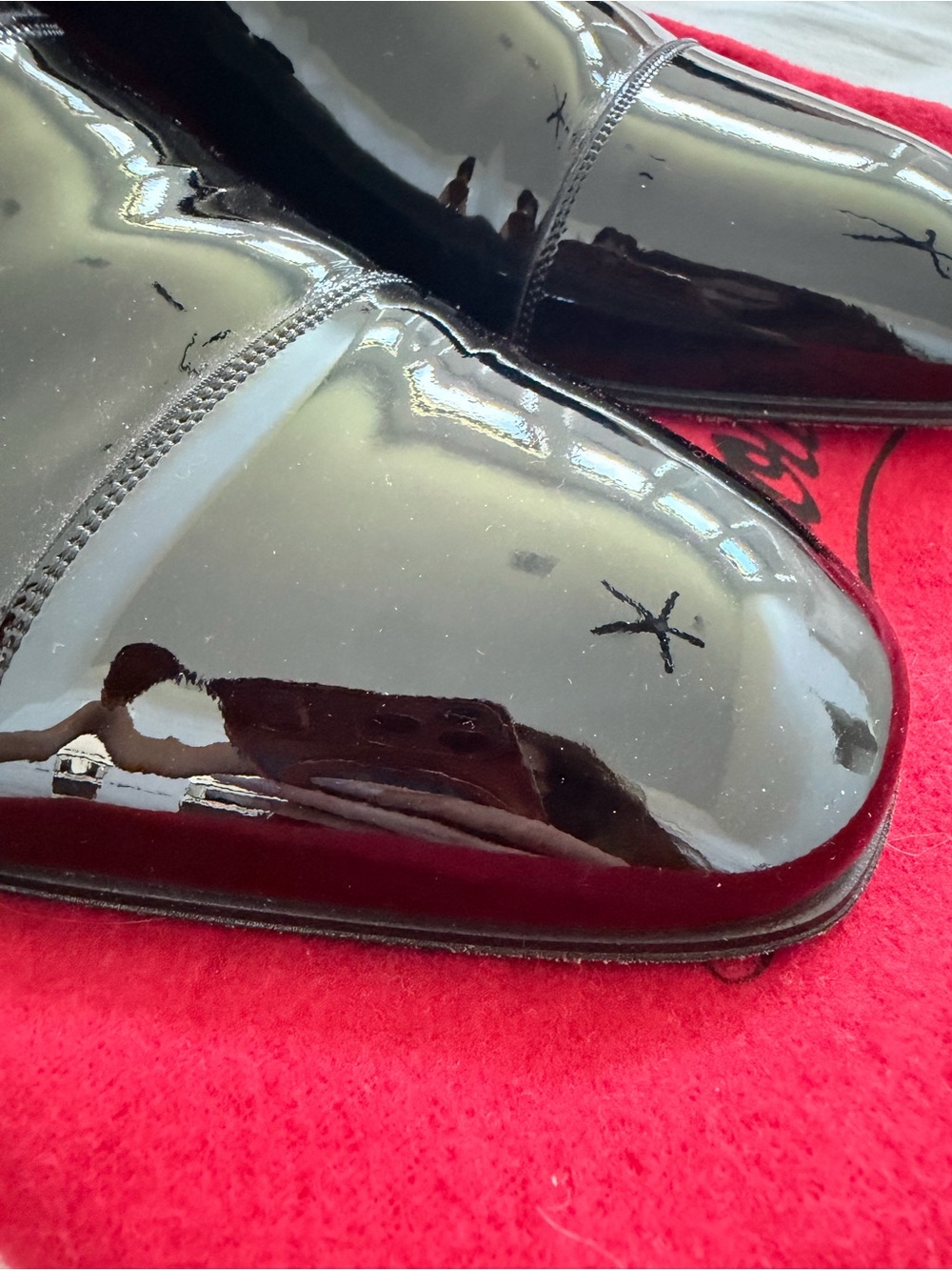 Christian Louboutin Greggo Patent Leather Oxford Shoes Black Like New (US 12.5) - Picture 6 of 13